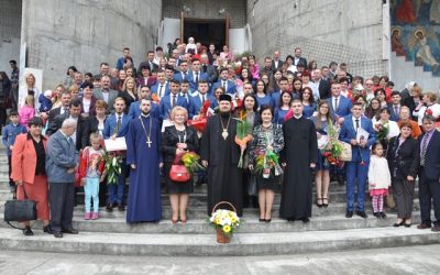 Festivitate de absolvire, la Liceul Ortodox „Sfântul Nicolae” din Zalău