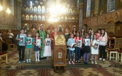 Participanţii la concursul județean „Bucuria Învierii în sufletul copilului”, premiaţi la Protopopiatul Bistrița