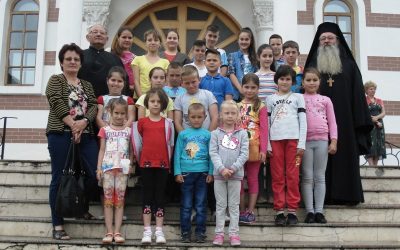 Copiii din parohia Mociu I, în pelerinaj la Mănăstirea Florești