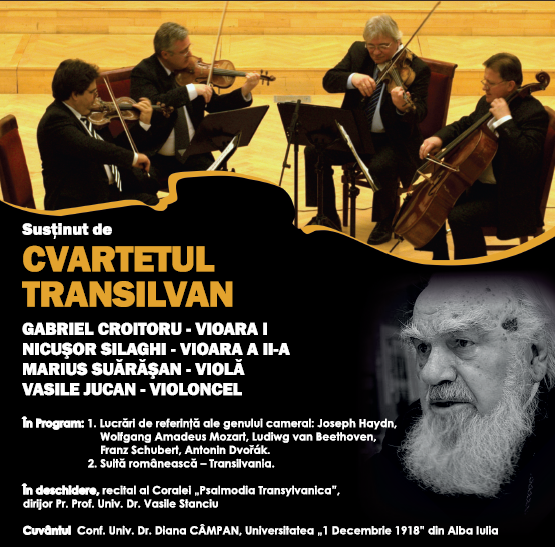 Concertul Fundaţiei „Mitropolitul Bartolomeu”, la a VI-a ediţie