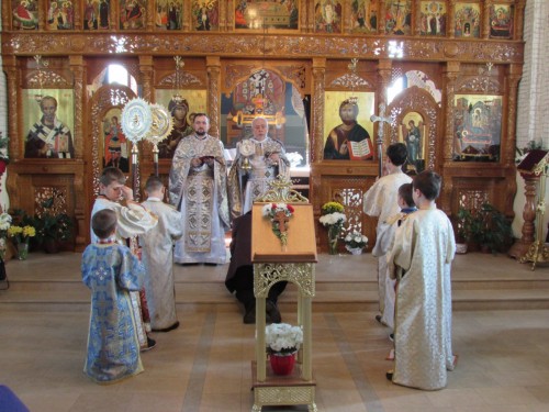 Duminica Sfintei Cruci, prilej de sporire duhovnicească în parohia „Adormirea Maicii Domnului”