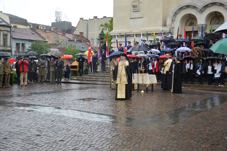 Eroii neamului românesc, cintiți la Cluj de Ziua Europei
