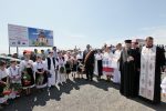 Preasfinţitul Iustin Sigheteanul a pus piatra de temelie pentru o nouă biserică în Tăuţii de Jos