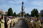 Procesiunea de Rusalii de la Cluj, condusă de doi ierarhi