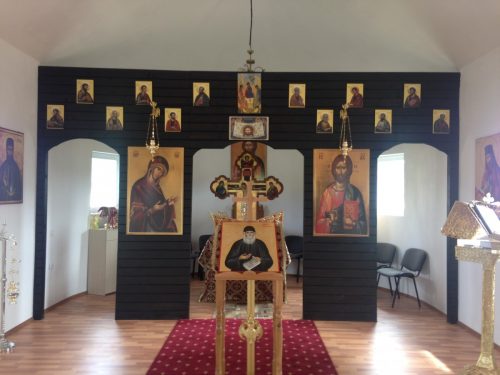 Singura Biserică din România ocrotită de Sf. Paisie Aghioritul își serbează primul hram