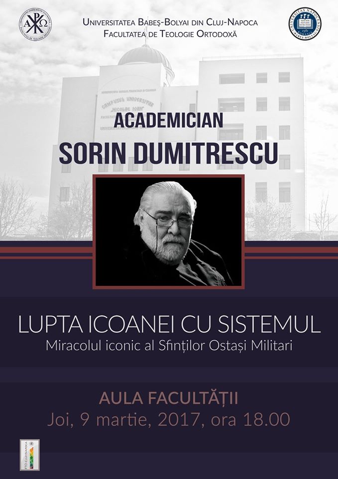 Academicianul Sorin Dumitrescu va conferenția la Cluj-Napoca