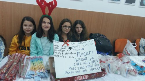 Campania „Împreună pentru cei nevoiași”, la Școala „Constantin Brâncuși” din Cluj-Napoca
