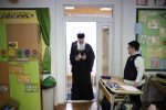 Mitropolitul Andrei al Clujului în vizită la clasele primare și gimnaziale ale Seminarului Teologic Ortodox.