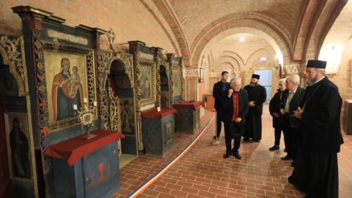 Nicolae Noica şi Mihai Şora - oaspeţi ai Catedralei Episcopale „Sfânta Treime” din Baia Mare