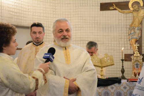 Noua biserică a parohiei bistrițene „Buna Vestire”, binecuvântată de Mitropolitul Clujului, a doua zi de Crăciun