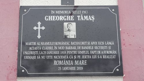 Eroul Gheorghe Tămaș, omagiat la Poieni