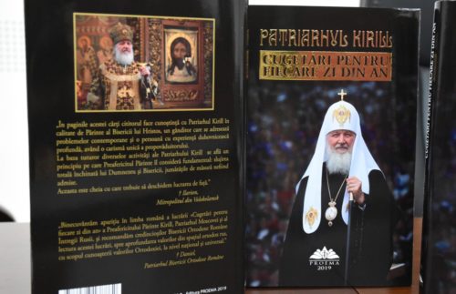 Cartea „Cugetări pentru fiecare zi din an” a Patriarhului Kirill, lansată la Cluj-Napoca