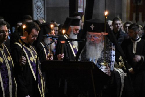 Denia Canonului cel Mare, săvârșită de ÎPS Andrei, la Catedrala Mitropolitană din Cluj-Napoca