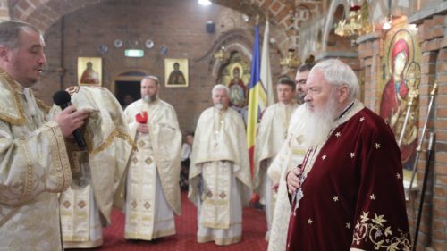Sobor de arhierei a liturghisit la onomastica Preasfinţitului Părinte Episcop Iustin