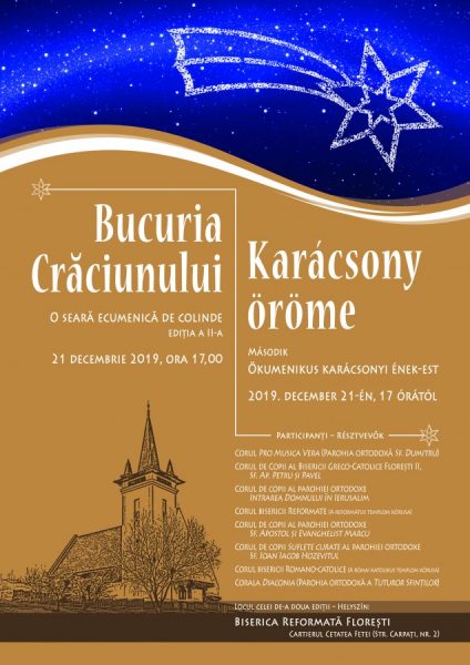 Festivalul ecumenic de colinde „Bucuria Crăciunului”, la Florești
