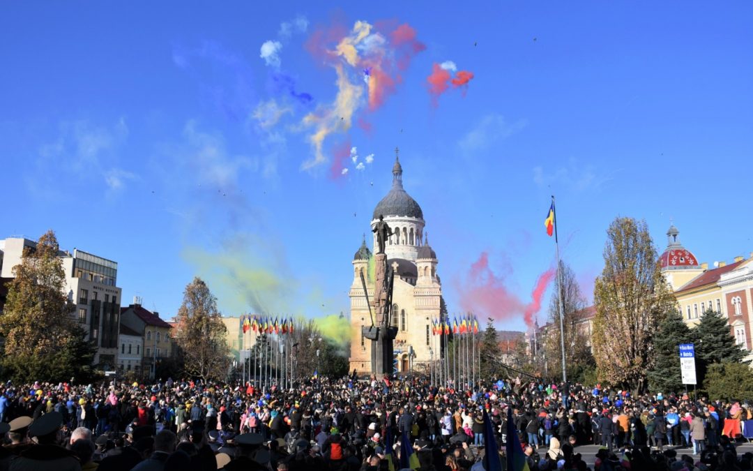 Ceremonie religioasă și militară de Ziua Națională a României, la Cluj-Napoca