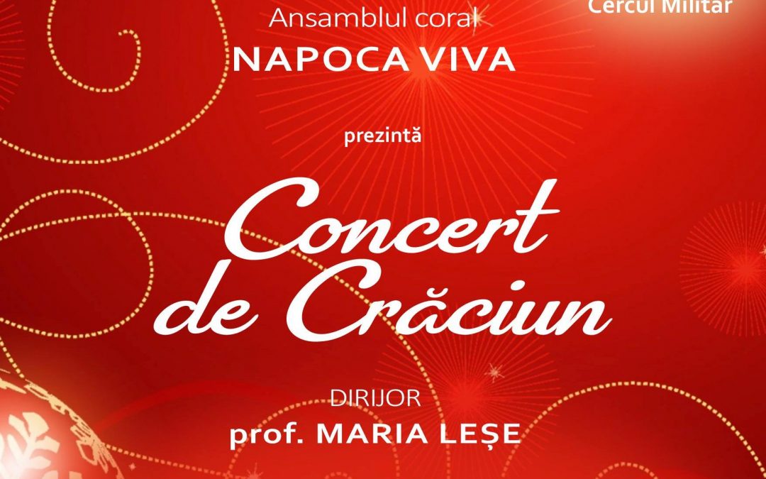 Colinde și cântece de Crăciun din repertoriul românesc și internațional, prezentate la Cercul Militar