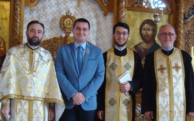 Sfânta Liturghie și prezentare de carte, în Parohia „Adormirea Maicii Domnului” din Cluj-Napoca