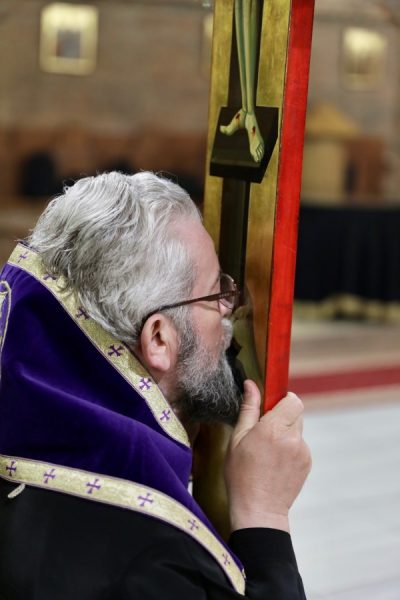 Denia din Joia cea Mare la Catedrala Episcopală „Sfânta Treime” din Baia Mare
