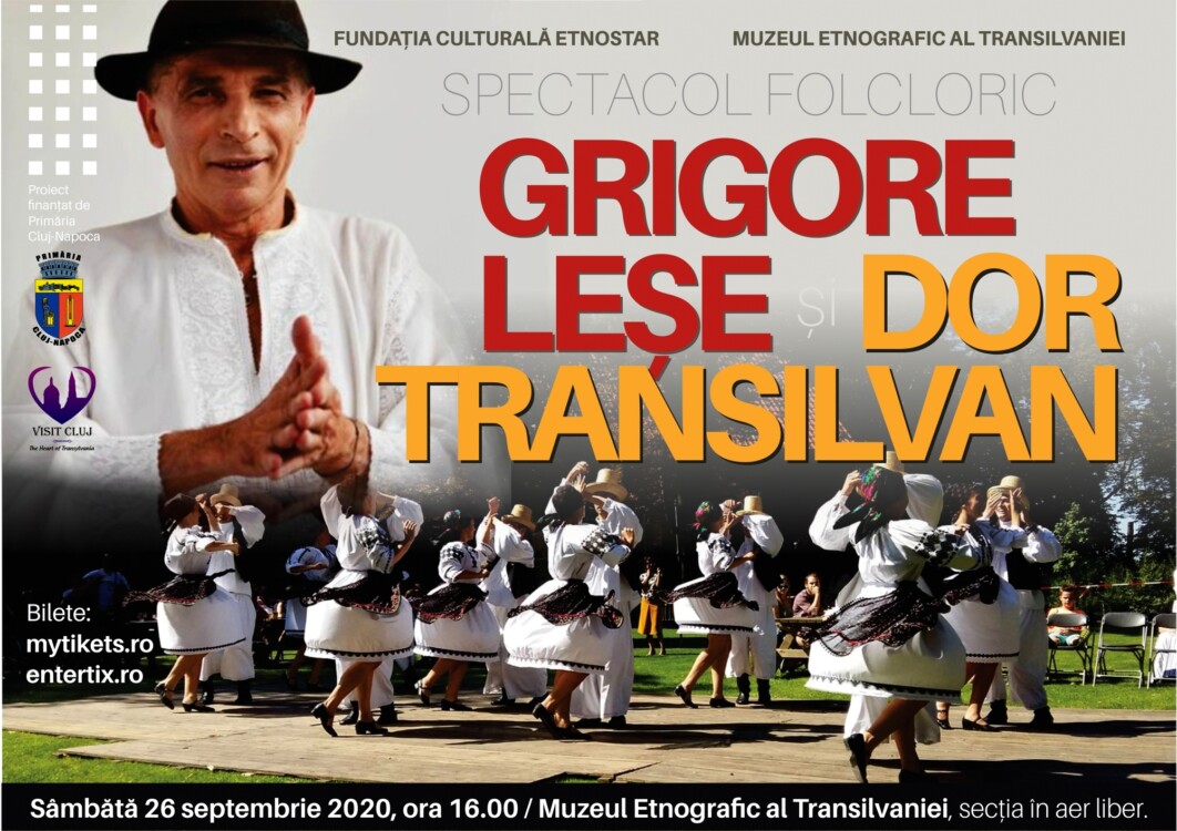 Grigore Leșe, prezent la spectacolul aniversar al ansamblului folcloric „Dor Transilvan”