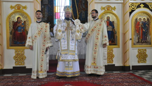 Preasfințitul Părinte Petroniu, în parohia sălăjeană Bocșa