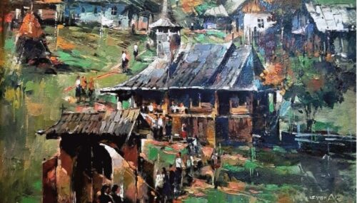 Expoziția „Pe cărări transilvănene”, vernisată la Cluj-Napoca. Un loc aparte în tablouri îl ocupă biserica