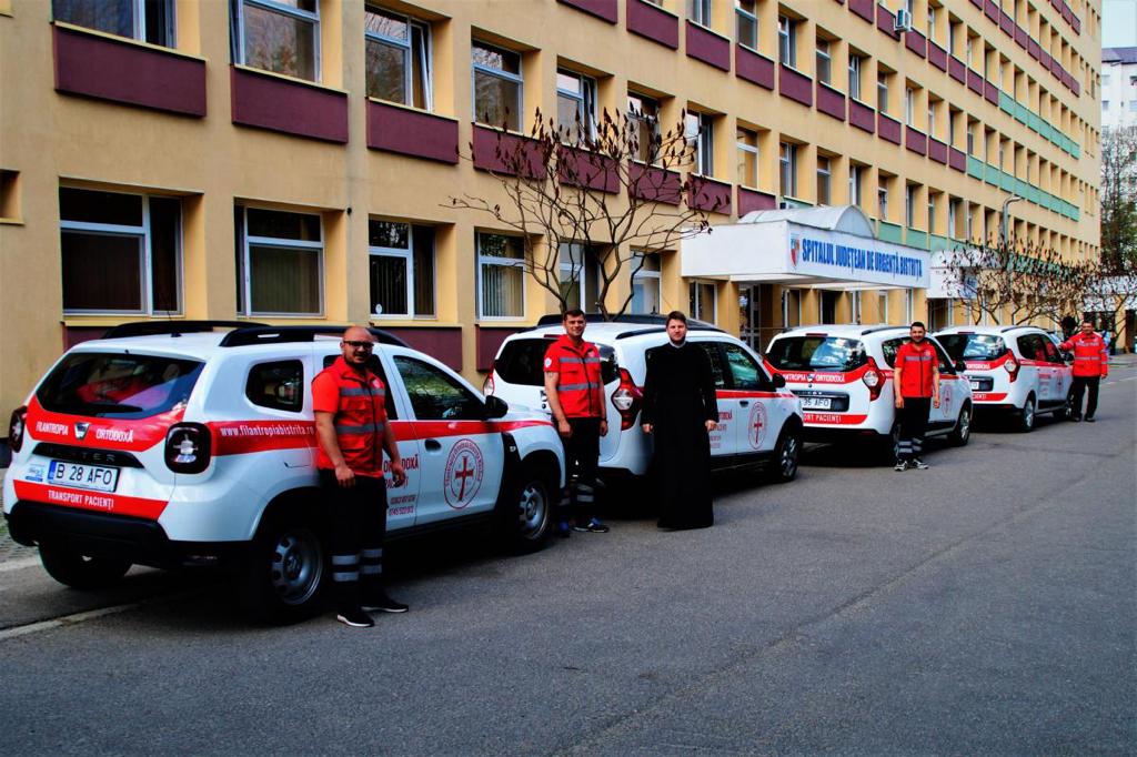 O nouă mașină în dotarea Serviciului de Ambulanță „Filantropia Ortodoxă” Bistrița