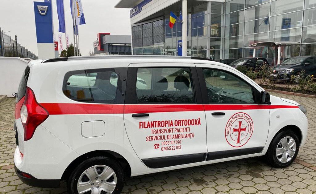 O nouă mașină în dotarea Serviciului de Ambulanță „Filantropia Ortodoxă” Bistrița