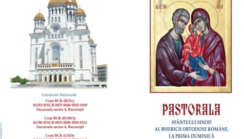 Pastorala Sfântului Sinod al Bisericii Ortodoxe Române, la prima Duminică a Postului Nașterii Domnului din anul 2020
