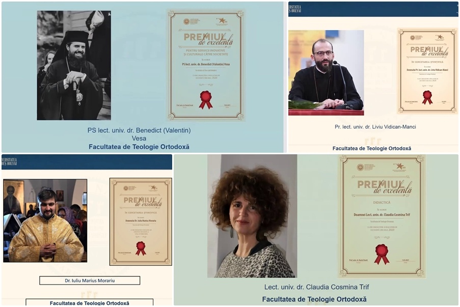 Premii de excelență UBB, acordate PS Benedict și altor membri ai Facultății de Teologie Ortodoxă Cluj