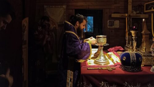 Liturghia Darurilor mai înainte sfințite, la Biserica studenților din Hașdeu