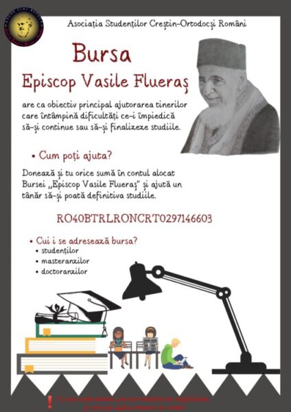 Înființarea Bursei ,,Episcop Vasile Flueraș" | ASCOR Cluj