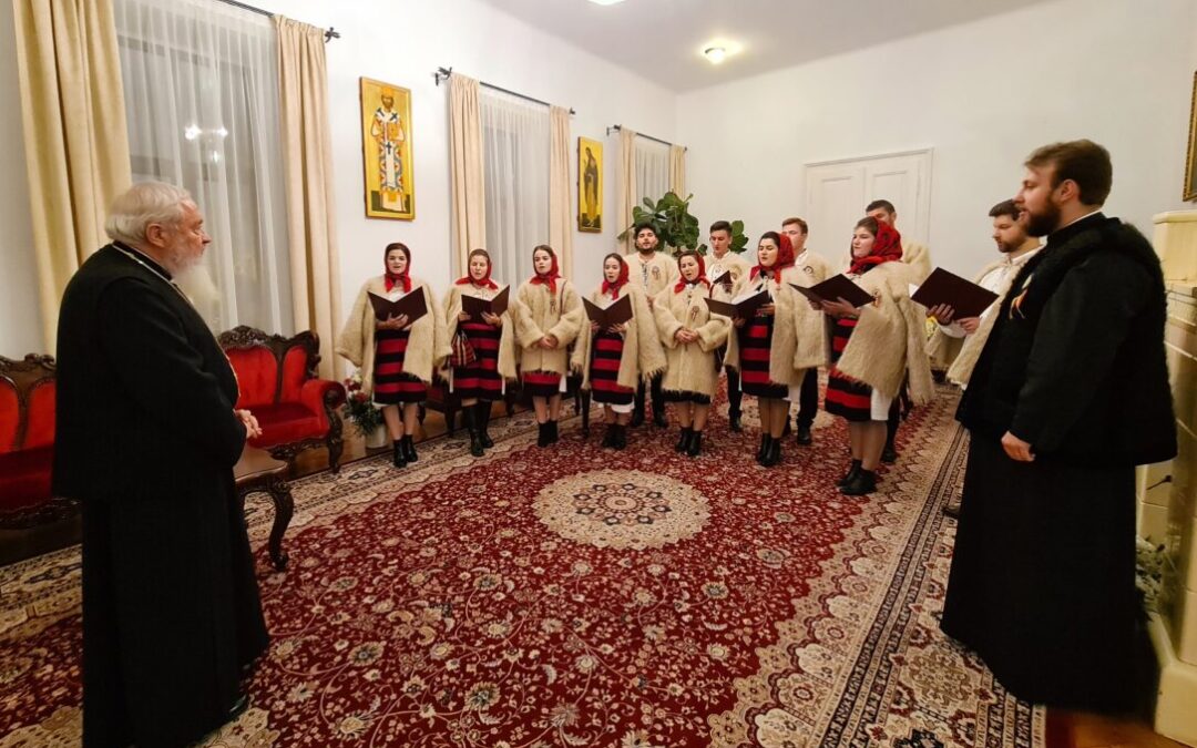 Primii colindători la Reședința Mitropolitană: Grupul vocal ASCOR Baia Mare