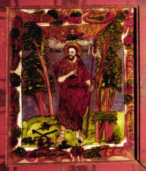 Sfântul Ioan Botezătorul în icoanele românești pe sticlă din Transilvania