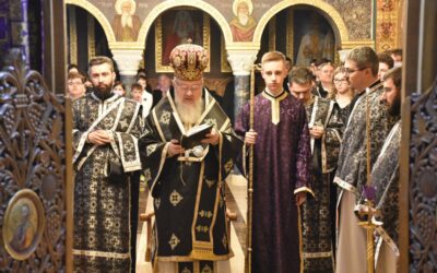 Liturghia Darurilor mai înainte sfințite, la Capela Colegiului Ortodox „Mitropolitul Nicolae Colan” din Cluj-Napoca