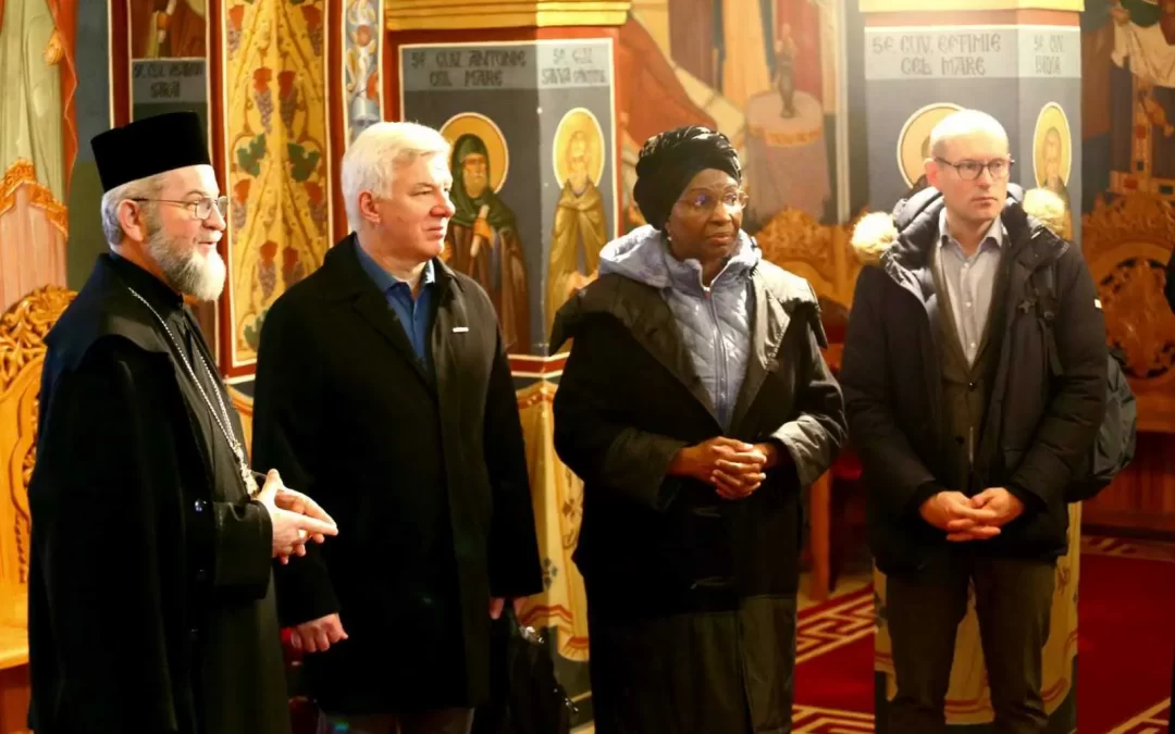 Consiliul Mondial al Bisericilor, la Baia Mare. Delegații au discutat cu Episcopul Maramureșului despre situația refugiaților