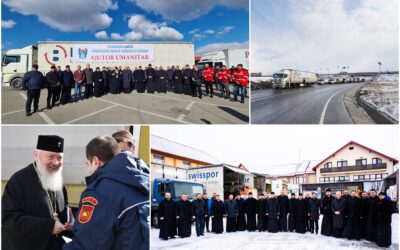 Arhiepiscopia Clujului a trimis peste 150 de tone de ajutoare în Ucraina, în valoare de aproximativ 2 milioane lei