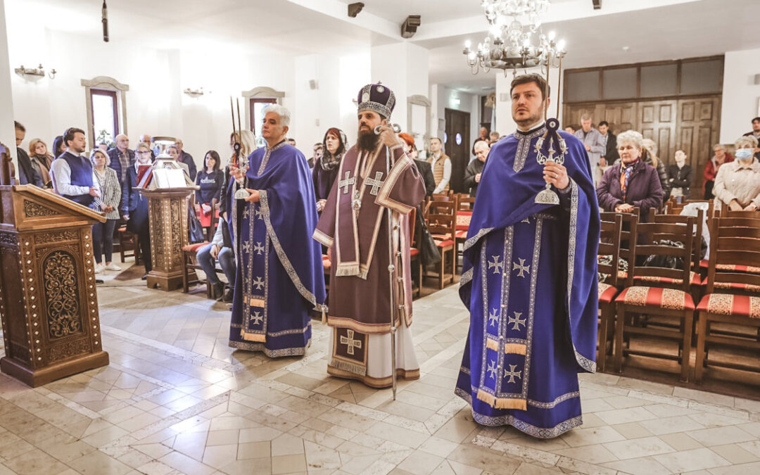 Liturghia Darurilor la Biserica „Sfântul Mina” din Cluj-Napoca