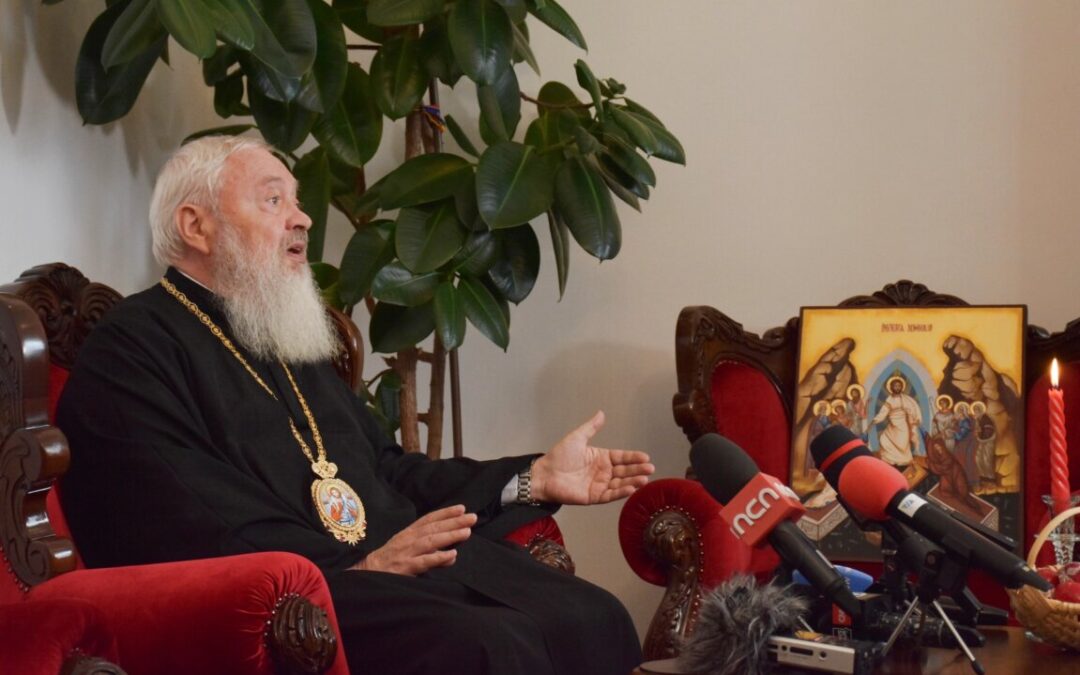 ÎPS Andrei s-a întâlnit cu presa clujeană și a prezentat mesajul pastoralei la Sărbătoarea Învierii Domnului 2022