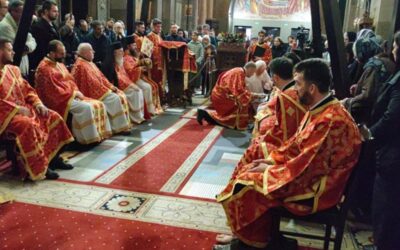 Joia Mare, la Catedrala Mitropolitană din Cluj-Napoca | Mitropolitul Andrei a săvârșit rânduiala spălării picioarelor