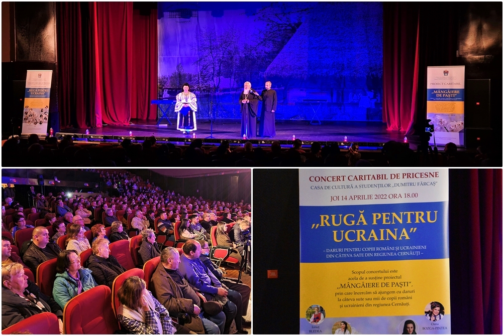 ,,Rugă pentru Ucraina”, concert caritabil de pricesne organizat de Parohia „Sf. Ap. Petru și Pavel” din Cluj-Napoca