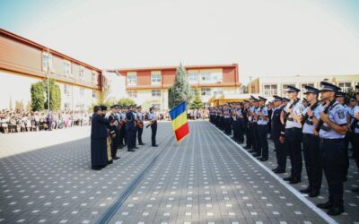 PS Benedict i-a binecuvântat pe elevii Școlii de Agenți de Poliție din Cluj-Napoca, seria iunie 2022 – aprilie 2023, cu prilejul depunerii jurământului militar