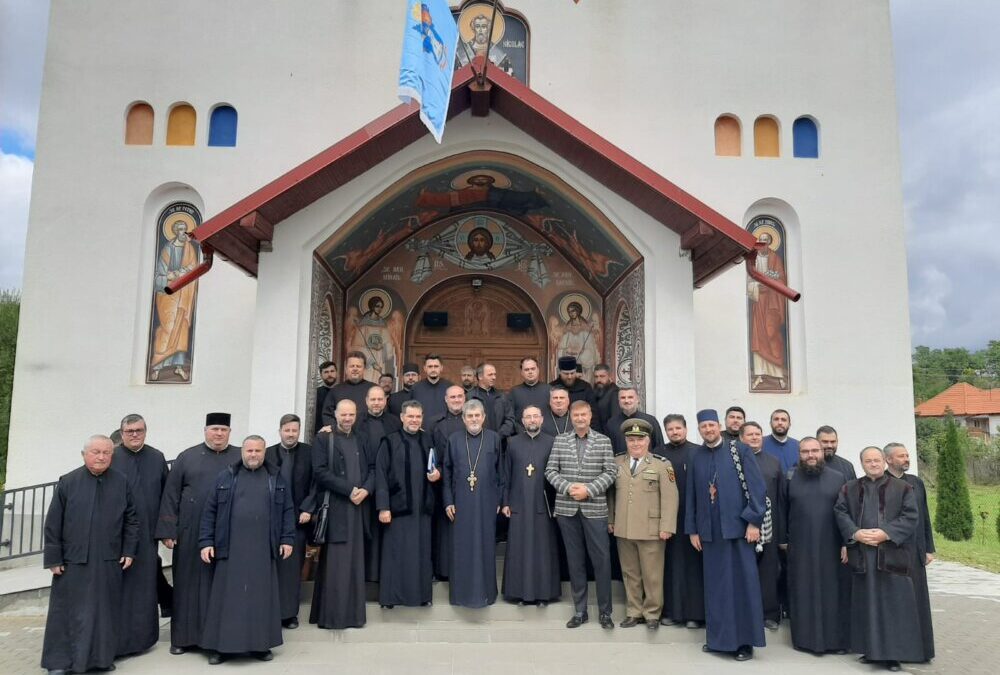 Cea mai nouă biserică ortodoxă de pe raza Comunei Jucu, gazda ședinței administrative a preoților din Protopopiatul Cluj 1