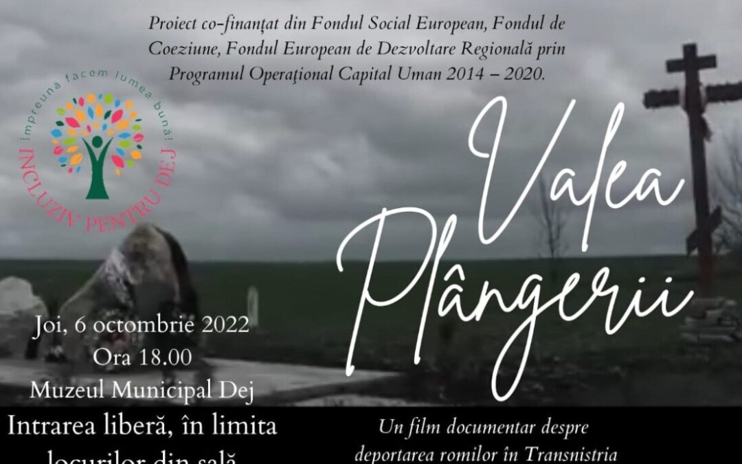 Filmul documentar „Valea Plângerii” la Muzeul Municipal din Dej | Ziua Națională de Comemorare a Holocaustului în România