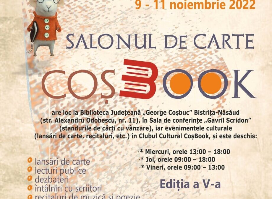 Salonul de Carte CoșBook | Biblioteca Județeană „George Coșbuc” Bistrița-Năsăud