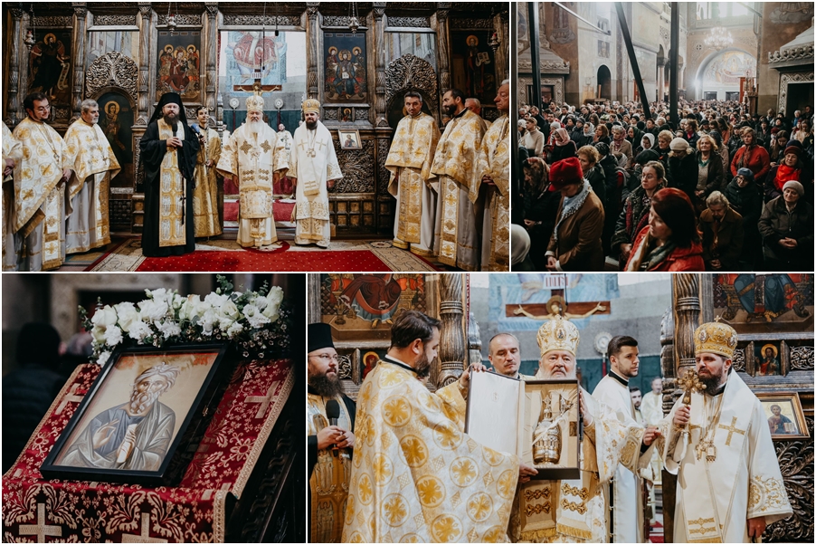 Sfântul Apostol Andrei, ocrotitorul spiritual al Mitropolitului Andrei, cinstit la Catedrala Mitropolitană din Cluj-Napoca