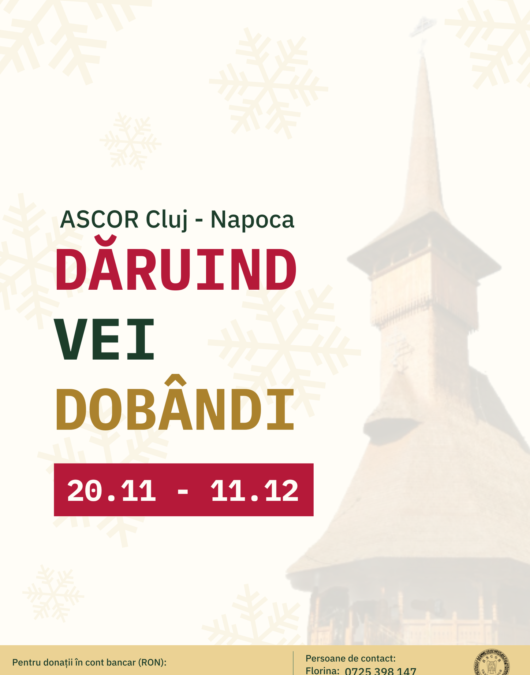 Campania „Dărund vei dobândi” | ASCOR Cluj