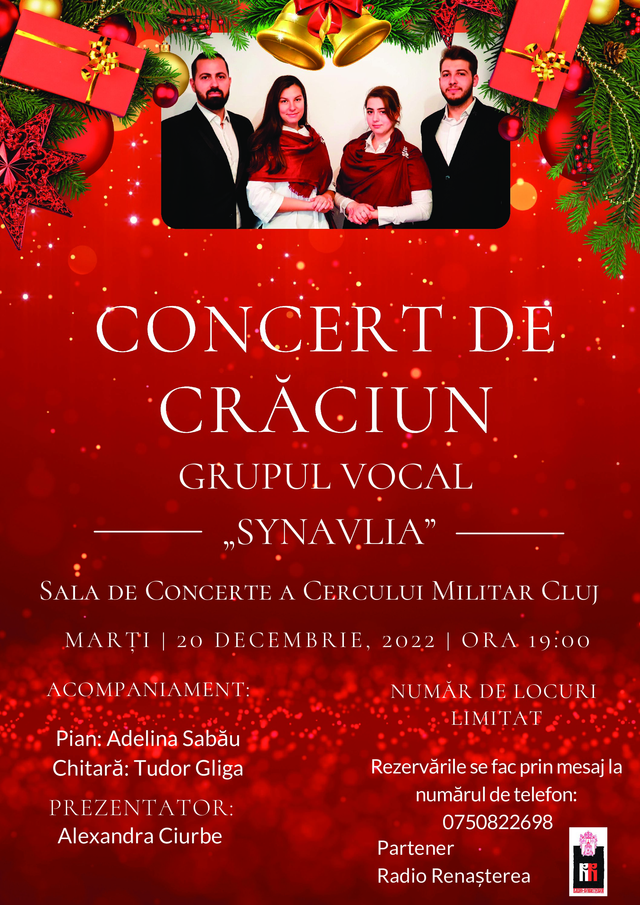Concert de Crăciun | Grupul vocal „Synavlia”