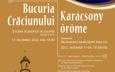 A treia ediție a Festivalului Ecumenic de colinde „Bucuria Crăciunului” | Florești, jud. Cluj