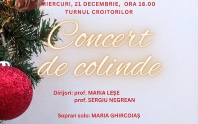 Concert de colinde al Ansamblului coral „Napoca Viva” | Turnul Croitorilor Cluj